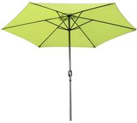 Lime green parasol umbrella 3m 264x40x16CM Shatchi Light Green One Size