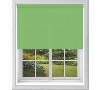 Lime Green Plain Dim Out Fabric Roller Blind Made To Measure Maximum of 60cm Width All Fitting Included Easy FIt Child Safe