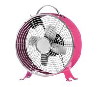 Lime Green Retro Desk Fan, Durable Metal Table Fan with 2 Speed Settings, Classic Retro Fan for Home Premier Housewares Pink One Size