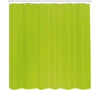 Lime Green Shower Curtain Spring Theme Shower Curtains 200x200 cm 3d Shower Curtains Mould Proof Resistant Decorative Bathroom Curtains Waterproof Polyester Fabric with Hooks