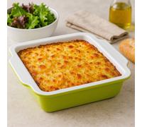Lime Green Square Baking Dish | Ecocook