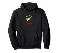 Lime Lemon Design, Illustration Summer Fruit Motif Pullover Hoodie