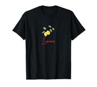 Lime Lemon Design, Illustration Summer Fruit Motif T-Shirt