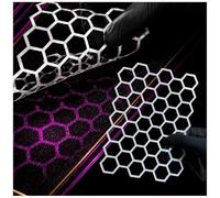 LiME LiNE Reusable Airbrush Stencil Sets for Airbrushing, Custom Paint & Crafting (Honeycomb Hexagon Stencil Set)