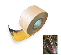 LiME LiNE Spin-able Gold Leaf 1" x160 ft Roll, for Automotive Art, Gilding, Lettering, Engine Turn Spun Leaf