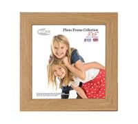 Lime Oak 5x5 Inch (12x12cm) British Made Photo Frame - Wood Effect with Glass Picture Frame
