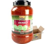 Lime Pickle Jar 1 X 4.4kg | Authentic Indian Flavours| Lime, Mango, Chilli & Mixed | Households, Restaurants & Catering Grocery King