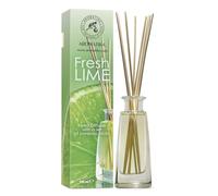 Lime Reed Diffuser 100ml - Scented Reed Diffuser - Gift Set w/ 10 Bamboo Sticks - Best for Aromatherapy - SPA - Home - Office - Fitness Club