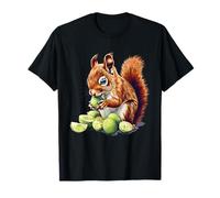 Lime Squirrel Animal Art Lime Fruit Squirrel Lover Wildlife T-Shirt