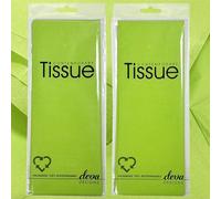 Lime Tissue | 8 Sheets of Tissue Paper | 2 Packs, Each with 4 Sheets Premium Quality Tissue | Biodegradable Packaging | Each Sheet 50x70cm, Ideal for Gift Wrapping and Crafting