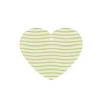 Lime Wave Print 4Pcs Lavender Scent Hanging Lightweight Car Scent for Car Bedroom Wardrobe Bathroom