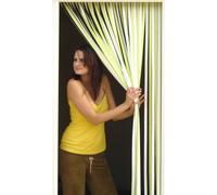 (Lime & White) Slat Type Door Curtain,Bug Blind,Fly Blind,Strip Blind