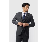 Limehaus Men's Regular Fit Charcoal Trousers | Size: 34R Limehaus Charcoal 34R