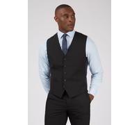 Limehaus Men's Regular Fit Waistcoat in Black | Size: 42R Limehaus Black 42R