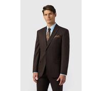 Limehaus Men's Tailored Fit Chocolate Brown Suit Jacket | Size: 40R Limehaus Brown 40R