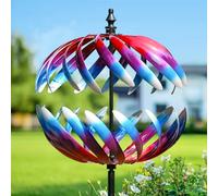 LimeHill Wind Spinners Outdoor, 84" Large Metal Wind Spinners for Yard and Garden, Wind Sculptures & Spinners with Stake, Windmill for Yard Ideal Gift for Family Friends
