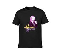 Limeiren Hannah Montana Music Unisex 100% Cotton Short-Sleeve T-Shirts Black S
