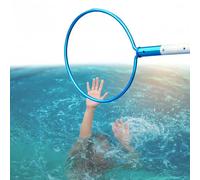 LIMENQIN Aluminum Emergency Life-saving Safety Hooks for Water Parks, Seaside - Easy to Maneuver-Swimming Pool Life Saving Hook and Pole Summer - 1m 3m 5m Length Telescopic Pool Safety Hook(3m/9.8ft)