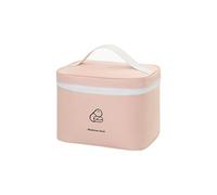 LIMENQIN Medical First Aid Kit,Portable Home Travel Drug Storage Bag,Large Capacity Medical Emergency Box for Medical Care,Drug Storage Bag,Suitable for Home,Travel,Vehicle(Pink,8.3x5.9x6.3in)
