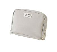 LIMENQIN Medicine Bag, Pill Organizer, Portable Medical Medicine Storage Bag, Student Dormitory with Small First Aid Epidemic Prevention Drug Bag, for Travel, Home Use(Grey)