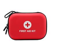 LIMENQIN Outdoor Travel Medical First Aid Storage Bag, Car Emergency Kit for Emergency Trauma Medical Kit Supplies Waterproof, Home, Office, Car, Mountaineering, Traveling(Red,7.9x5.1x2.9in)