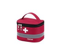 LIMENQIN Portable Medical Kit,Travel Outdoor Medicine Storage and Organizing Kit,Travel Home Loading Medicine Home Medical Kit,Portable First Aid Kit Trauma Organizer(Red,5.5x3.9x3.9in)