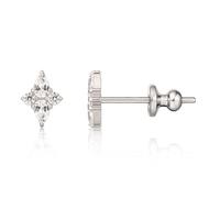Limerencia F136 Pure Titanium Hypoallergenic Implant Grade Studs, G23 Small Dainty Cubic Zirconia Earrings for Women's Sensitive Ears