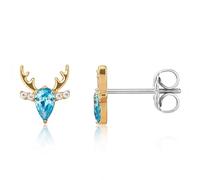 Limerencia F136 Pure Titanium Hypoallergenic Implant Grade Studs, G23 Small Dainty Cubic Zirconia Earrings for Women's Sensitive Ears