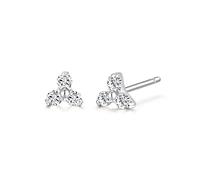 Limerencia G23 Pure Titanium Earrings for Women, F136 Implant Grade Hypoallergenic Titanium Jewelry for Sensitive Ears(Trinity CZ)