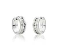 Limerencia G23 Pure Titanium Hypoallergenic Huggie Hoop Earrings for Sensitive Ears (A)