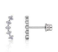 Limerencia Hypoallergenic G23 Implant Grade Titanium Screw Back Earrings Tragus 20G Helix F136 Piercing Post for Women's Sensitive Ears Cartilage