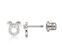 Limerencia Hypoallergenic G23 Implant Grade Titanium Screw Back Earrings Tragus 20G Helix F136 Piercing Post for Sensitive Ears Cartilage (Minnie Mouse)