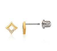 Limerencia Hypoallergenic G23 Implant Grade Titanium Screw Back Earrings Tragus 20G Helix F136 Piercing Post for Sensitive Ears Cartilage(Square)