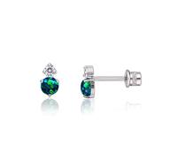 Limerencia Hypoallergenic G23 Implant Grade Titanium Screw Back Earrings Tragus 20G Helix F136 Piercing Post for Girls' Sensitive Ears Cartilage