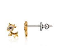 Limerencia Hypoallergenic Pure Titanium Earrings,G23 Implant Grade Small Cubic Zirconia Studs for Women's Sensitive Ears