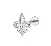 limerencia Hypoallergenic Titanium Earring 18G Internal Thread Stud 6mm 8mm 10mm ASTM F136 Flat Back Piercing Jewelry for Tragus Helix Conch Nose Cartilage Lip(1pc)