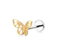 limerencia Pure Titanium F136 Hypoallergenic Piercing Jewelry,Flat Back Internally Threaded Stud Earring 18g for Cartilage/Tragus/Helix/Conch/Nose/Lip