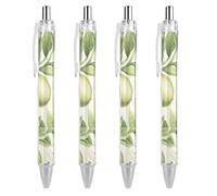Limes Flower on The Tree Ballpoint Pen Retractable Roller 0.5mm Fine Pens Smooth Writing for Office 1 PCS AS PIC 1