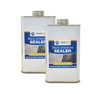Limestone Sealer Black, (Smartseal), Protect, Enhance And Restore Natural Stone Patio, Ultra-Durable Solvent, 2 X 1L