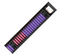 LIMETA 24 Slots AA AAA Smart Battery Charger,Universal Fast Battery Charger with Discharge& LCD Display for AA AAA Li-lon, LiHv, NiMH, NiCd, HiFe, NiZn Rechargeable Batteries