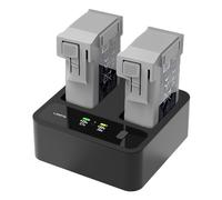 LIMETA 72 W Intelligent Battery Charger for DJ Mini 4 Pro/Mini 3 Series Drone Accessories, Dual Port Fast Charging Station with Screen Display, Can Charge Mobile Phone, Charger Hub for Mini 4 Pro/3