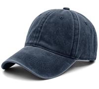 LIMHOO Unisex Washed Cotton Baseball Cap Vintage Solid Color Dad Hat | Outdoor Sports Sun Hat for Men Women Lightweight Breathable Soft Crown