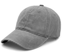 LIMHOO Unisex Washed Cotton Baseball Cap Vintage Solid Color Dad Hat | Outdoor Sports Sun Hat for Men Women Lightweight Breathable Soft Crown