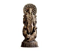 LIMIAO Freya Statue Norse God Goddess Statue for Altar Resin Nordic Gods Carving Pantheon for Home Collection Bookcase Orament,Freyja