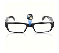 Limiete 1080P HD Spy Glasses Camera - 128GB Built-in Memory/Lightweight 36 g Frame/Up to 120 Min Battery/EIS Stabilization + Low-Light Mode/Plug & Play USB, No Wi-Fi Needed