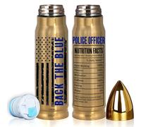 Limima Police Officer Gifts - 17oz Bullet Tumbler for Men, Him, Dad, Husband, Grandpa, Brother - Fathers Day, Retirement, Graduation, Birthday Gift for Police Officers, Thin Blue Line Supporters