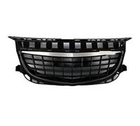 LIMIMIKAIXIN Car Front Bumper Grill for Opel Insignia GS 2014-2016, Center Grille Radiator ABS Mesh Fog Light Grills Air Vent Grilles Replacement Accessories,A/Black