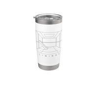 Liminal Space Empty Dead Ghost Mall Creepy Spooky Aesthetic Stainless Steel Insulated Tumbler
