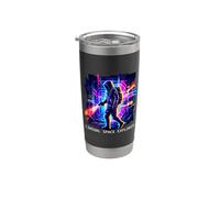 Liminal Space Explorer Glitch Art Stainless Steel Insulated Tumbler