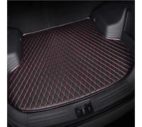 LIMINFACAI Car Boot Mats For Renault Koleos II 2017-2021, Automotive Tailored Leather Trunk Cargo Tray Liners Waterproof Anti-Scratch,A/Black-Red